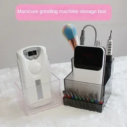 Nail Drill Bits Storage Box Manicure Tools Professional Holder Nail Drill Bit Organizer Bits Stand Display Polish Grinder Box