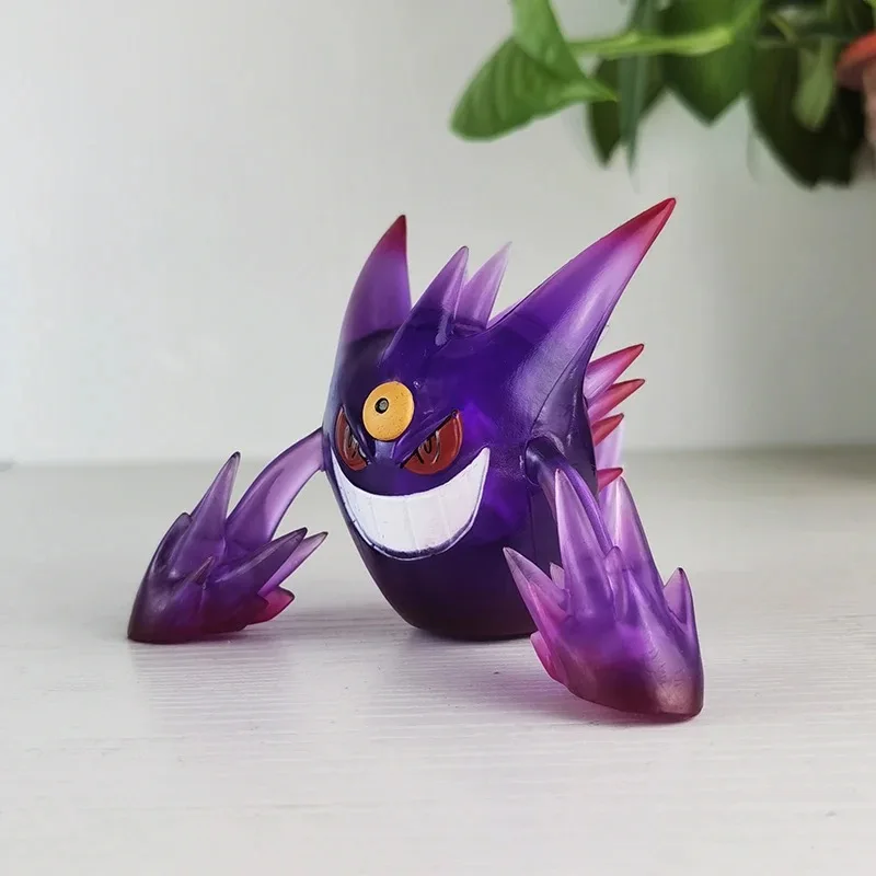 포켓몬 애니메이션 피규어 Gengar 8cm 액션 피규어 장식 애니메이션 주간 모델 인테리어 장식 어린이 주변기기 크리스마스 선물