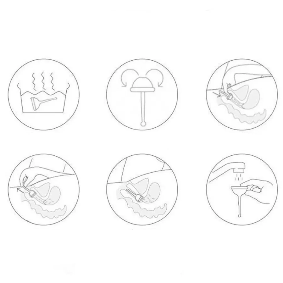 كوب مساعد من السيليكون لإنشاء الخصوبة قابل لإعادة الاستخدام طبيعي لدعم الخصوبة يحافظ على الحيوانات المنوية قريبة من كوب مساعدات الحمل من Cervix