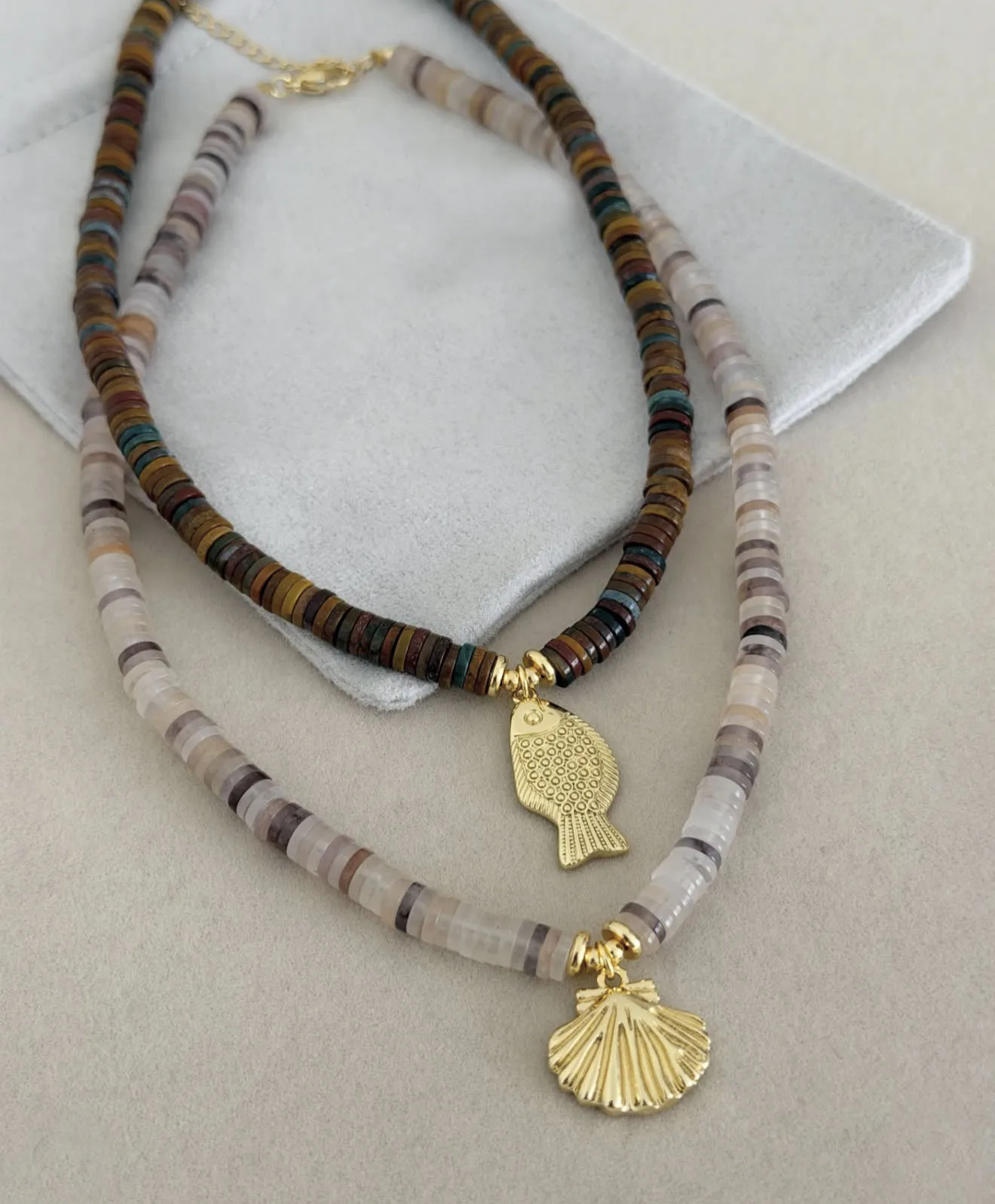 2026Latest Popular Handmade Natural Stone Beads for Autumn and Winter [Optimization] choker Necklace for Girls' Daily Dressing