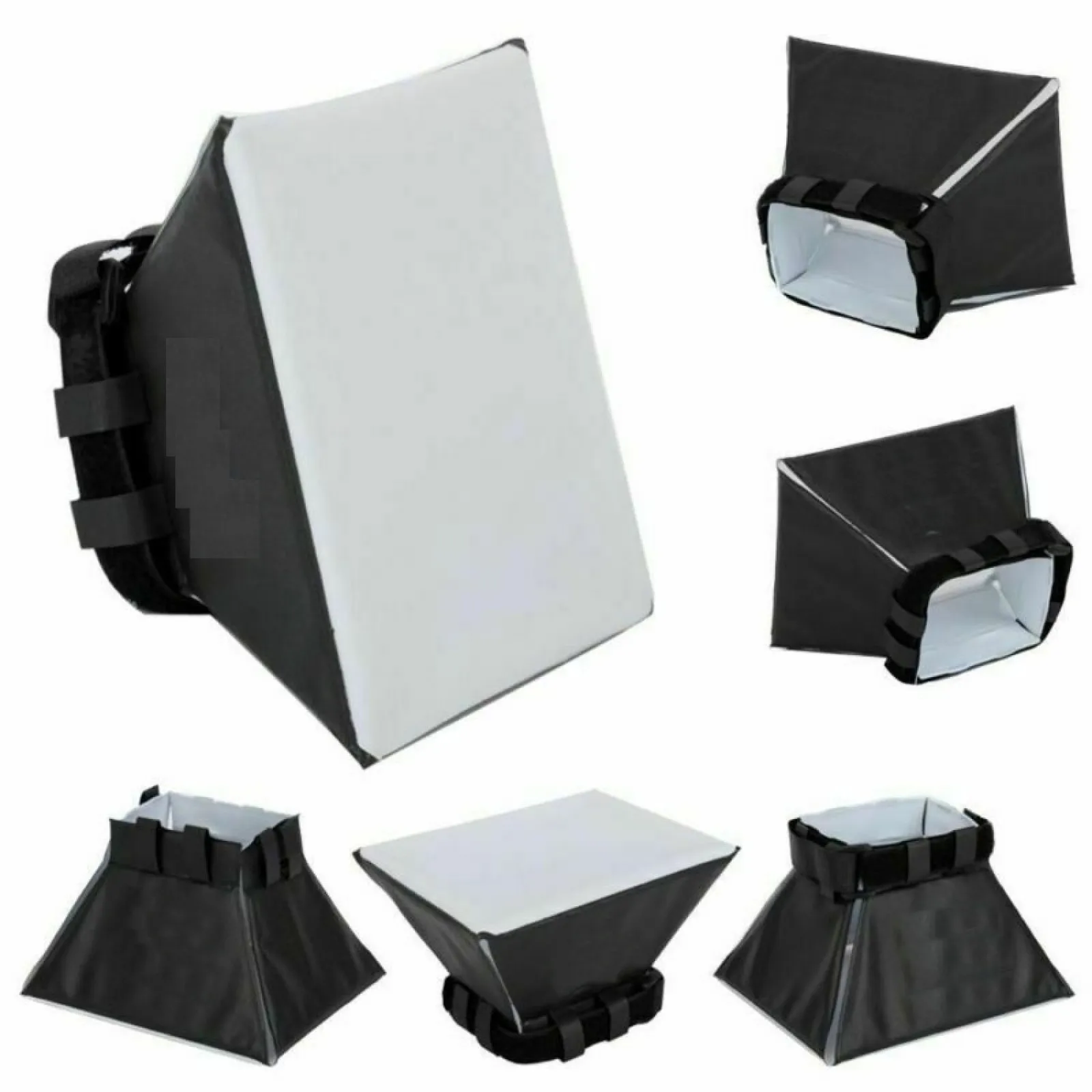 Mini Softbox Diffuser For DSLR Flash Speedlite Speed Light Portable Photography Flash Softbox Diffuser For Canon Nikon Sony