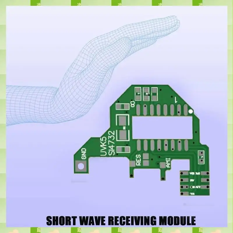 2025 SI4732 وحدة + 2Xdonut هوائي وحدة تعديل الموجات القصيرة V2 FPC نسخة ل Quansheng UV-K5 UV-K6 ، SI4732 وحدة + 2Xdonut