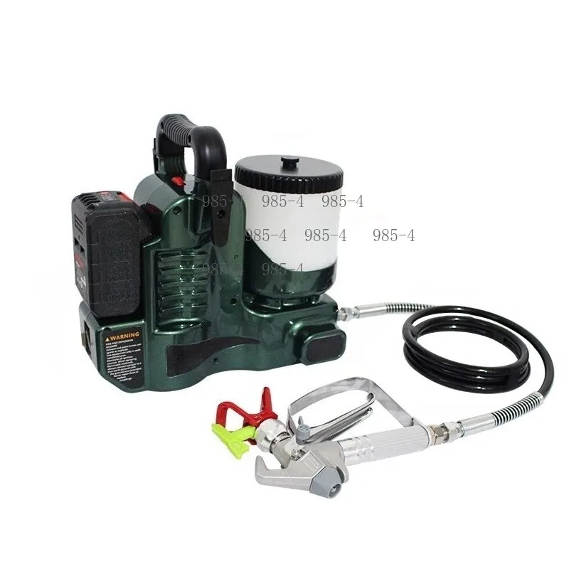 Rechargeable Cordless Plunger Airless Sprayer, Handheld High Pressure Paint Gun for DIY Touch Up and Minor Repair Painting
