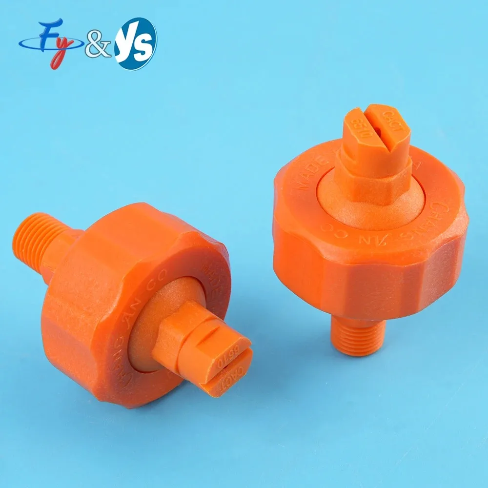Nosel Kipas Plastik yang Dapat Disesuaikan 1/4"-1/2" - Kepala Semprotan Bulat PP untuk Proses Degreasing & Phosphating Permukaan
