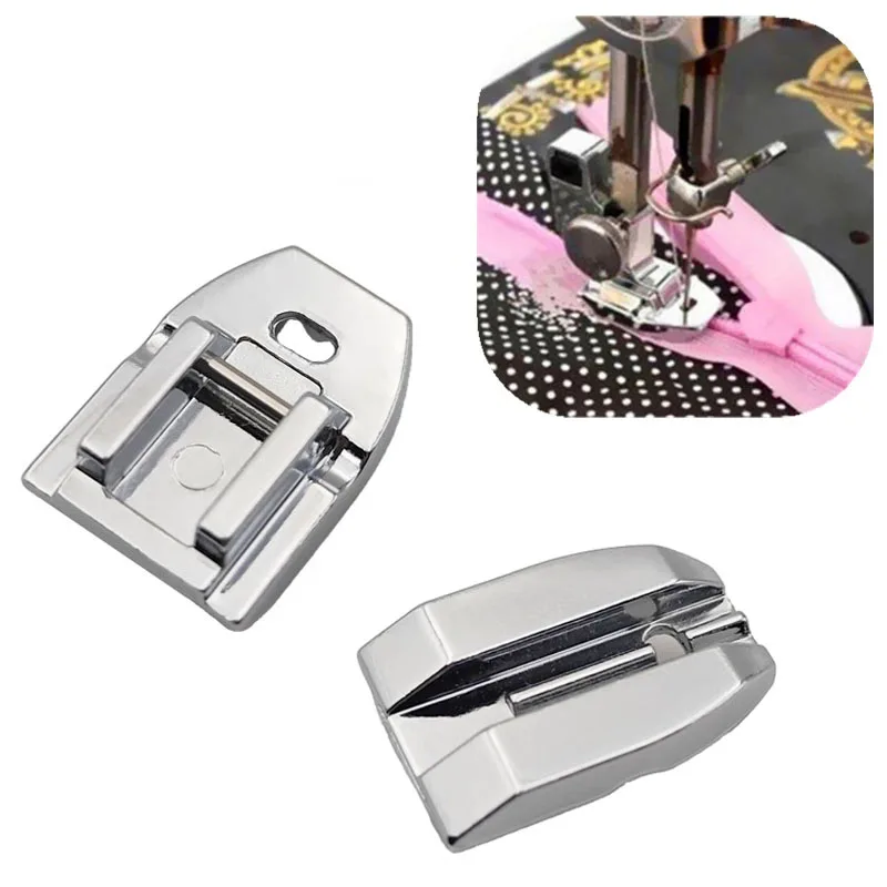 6 Style Zipper Sewing Machine Foot Invisible Zipper Foot Household Sewing Machine Parts For Brother Singer janome Stitching Tool