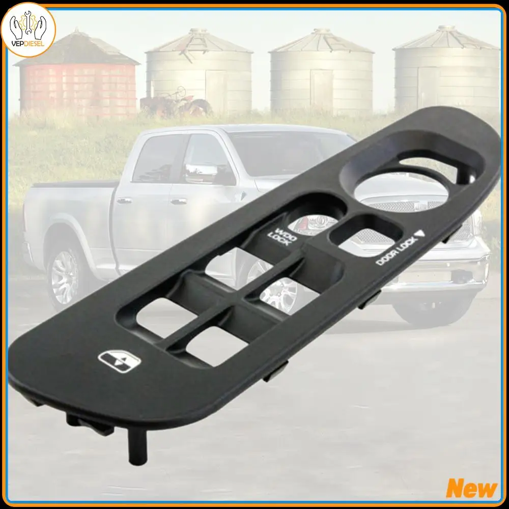 

1pc Master Window Switch Bezel 5HZ71XDVAE for 2002-2005 Dodge Ram 1500 2500 3500 Auto Parts