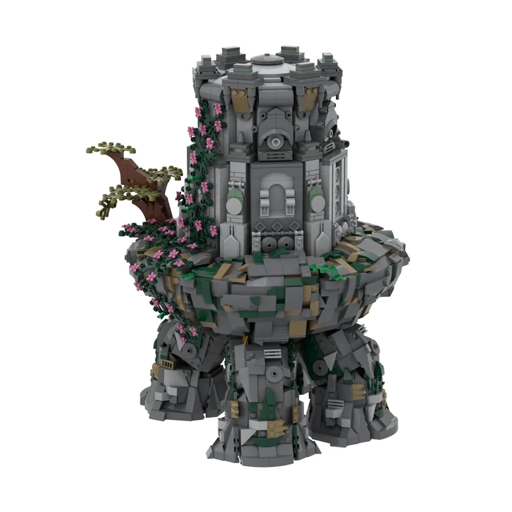 MOC Game Eldeneds Ringen Wandering Mausoleum Bouwstenen Model Donkere fantasy wereld Tempel Scène Architectuur Bakstenen Speelgoed Cadeau