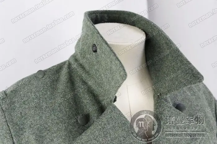 군사 REPRO WW2 2차 세계 대전 독일 육군 WH M40 1940 필드 그레이 울 GREATCOAT 코트 군복