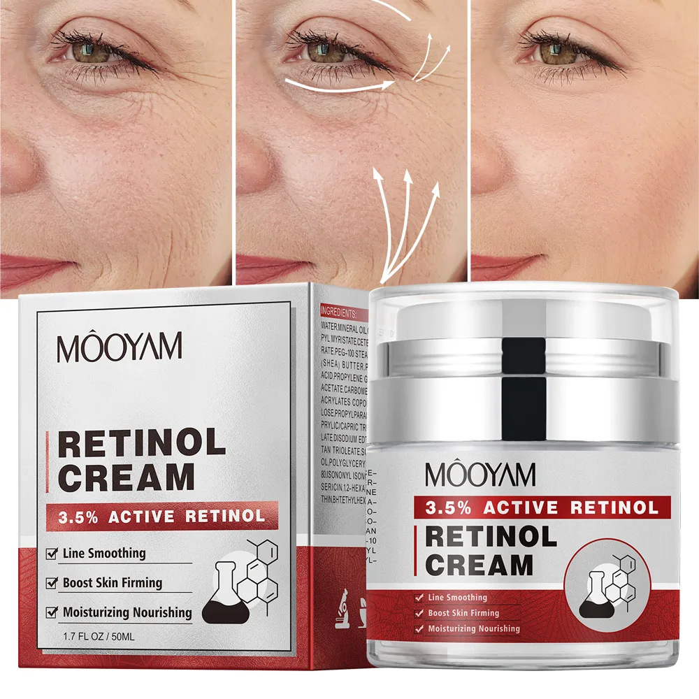 Retinol Cream Moisturizing Hydrating Fading Fine Lines Firming Soothing Skin Softening Skin Rejuvenation Cream Skincare