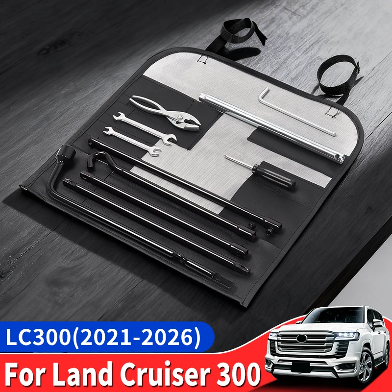 

For Toyota Land cruiser Prado 300 LC300 2021 2025 Car Emergency Tool Kit Portable Emergency Repair Set For Overlanding Adventure