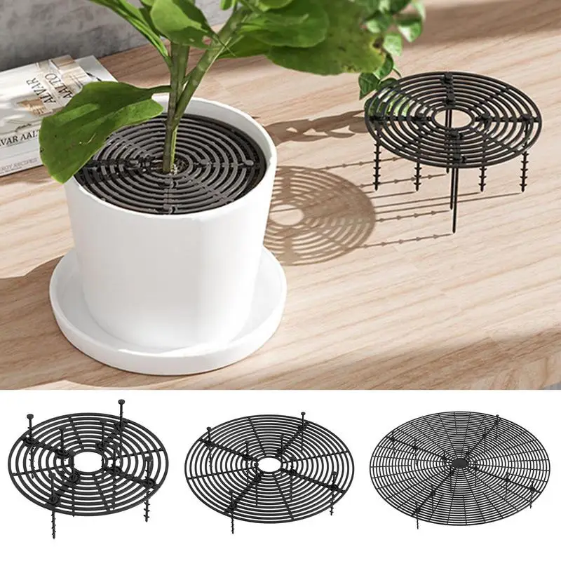 Plant Pot Grid Flower Baby Safety Soil Guard Covers Reusable Cats Digging Stopper Tool Home Plant Flower Pot Soil Guard Cover