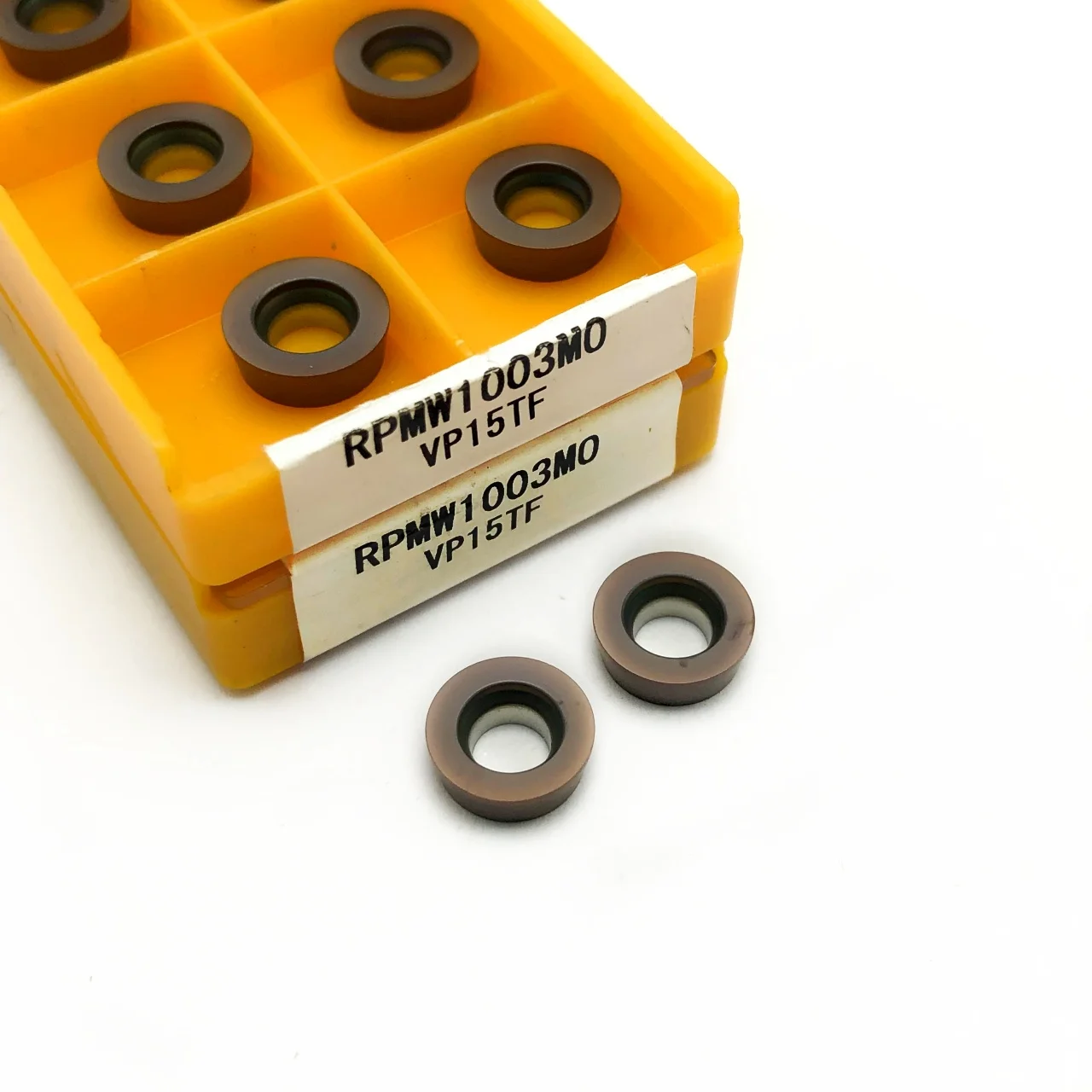 Originale RPMW1003MO RPMT10T3MOE-JS VP15TF CNC di alta qualità RPMT10T3MOE Tornio Utensile Inserto in metallo duro Tornio Parti di utensili da taglio