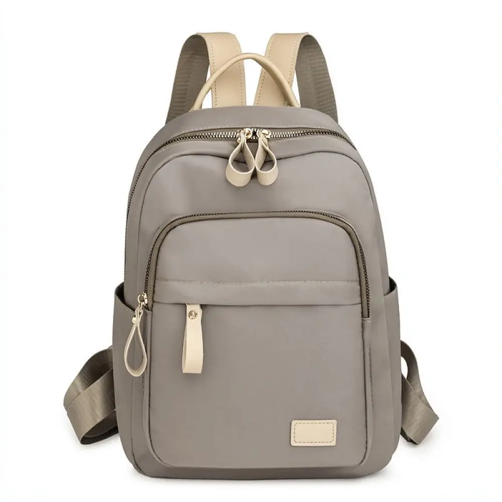 Casual Nylon Backpack Women Waterproof Lightweight Travel School Bag For Commuter Durable Soft Modern Female Rucksack 2025