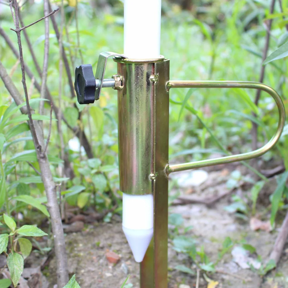 1pcs For Beach 2.0-3.2Cm Pole Stand Beach Anchor Stand Bracket Umbrella Umbrella Fix Nail Sand Anchor