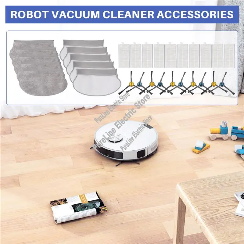 For Midea M6 VCR21LDSW Replacement Parts Accessories Side Brush Mop Cloth Filter