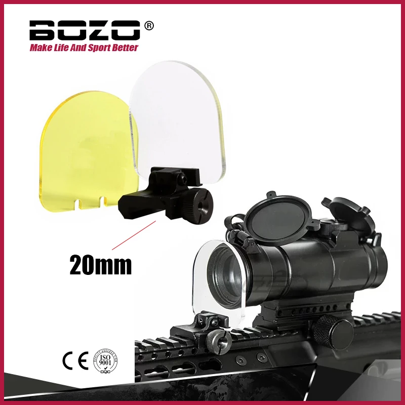 

Airsoft Accessories 20mm Rifle Sight Scope Protector Lens Gaurd Paintball Hunting Airgun