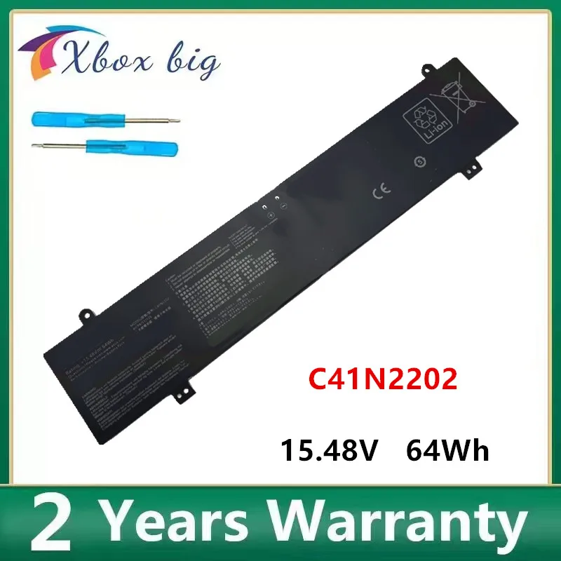 

New C41N2202 Laptop Battery 15.48V 64Wh 4015mAh For Asus 0B200-04300000 NetbookROG Strix G16. G614J/JZ/JU/JI
