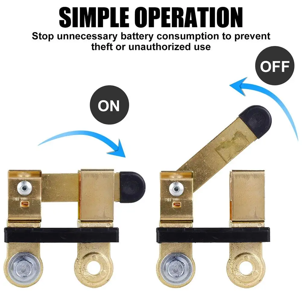 

12 В 24 В автомобильный верхний столб, нож, главный аккумулятор, отключение для автофургона, лодки, грузовика, аккумулятор, отключение отключения Q9T6