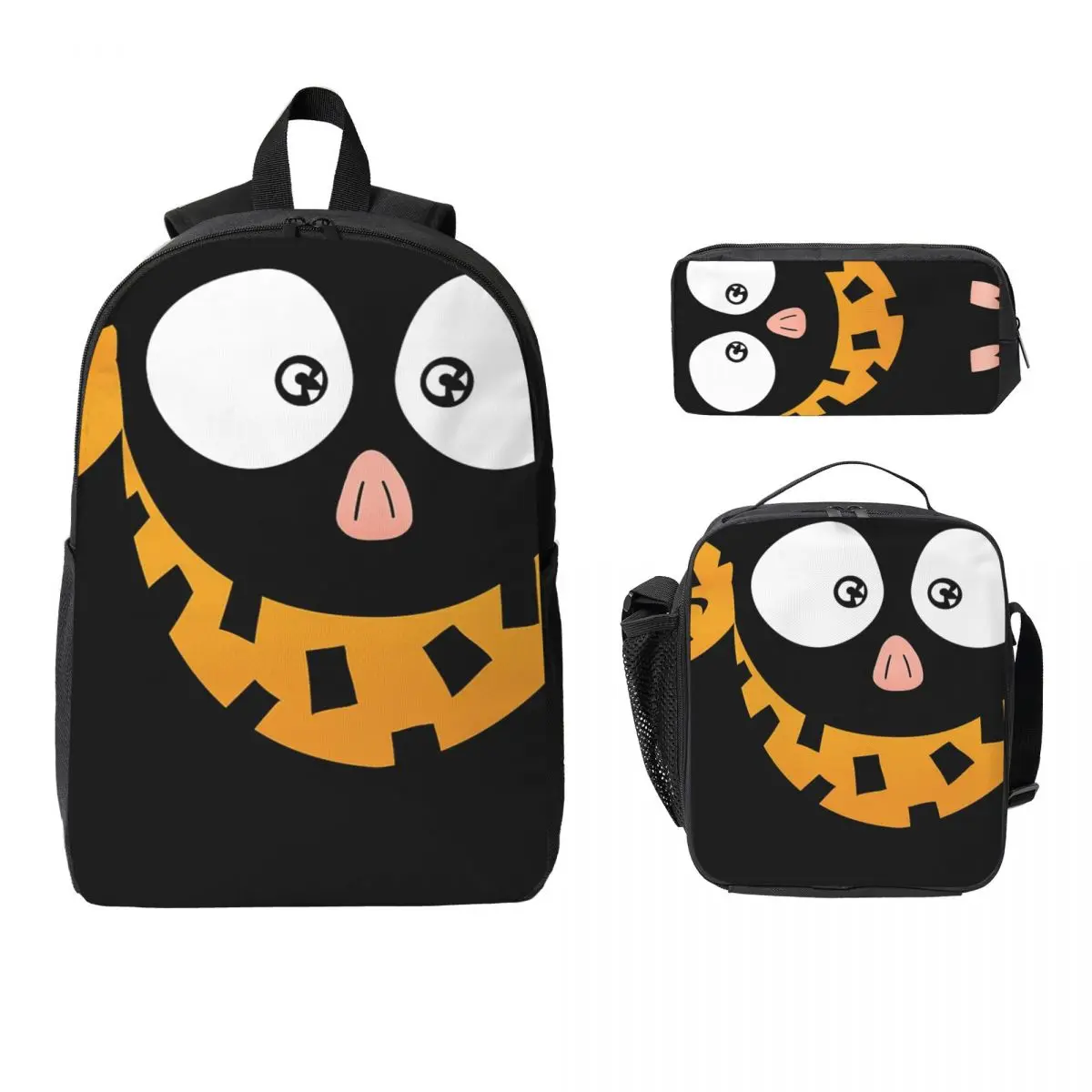 P Chan Ranma Zaino Studente Ragazzi Ragazze BookBag Borsa da scuola Borse a tracolla per computer Borsa da pranzo isolata 3ps Astuccio