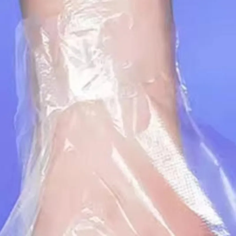 100-500pcs Disposable Foot Moisturizing Socks Transprent Foot Bags PE Foot SPA Covers Callus Remover Feet Care Pedicure Tools view 6