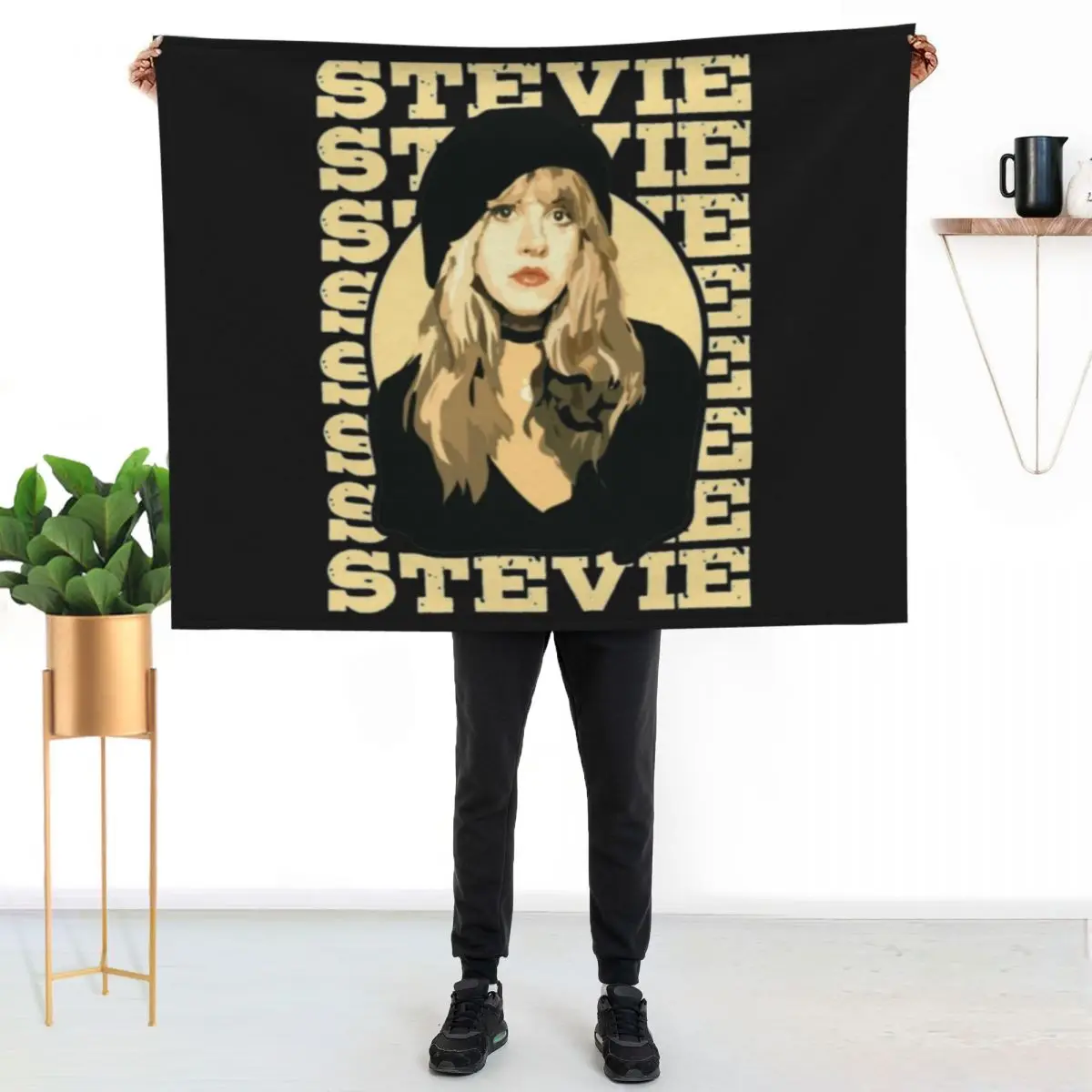 

Stevie-Nicks Throw Blanket Outdoor Soft Blanket for Picnic Beach Camping