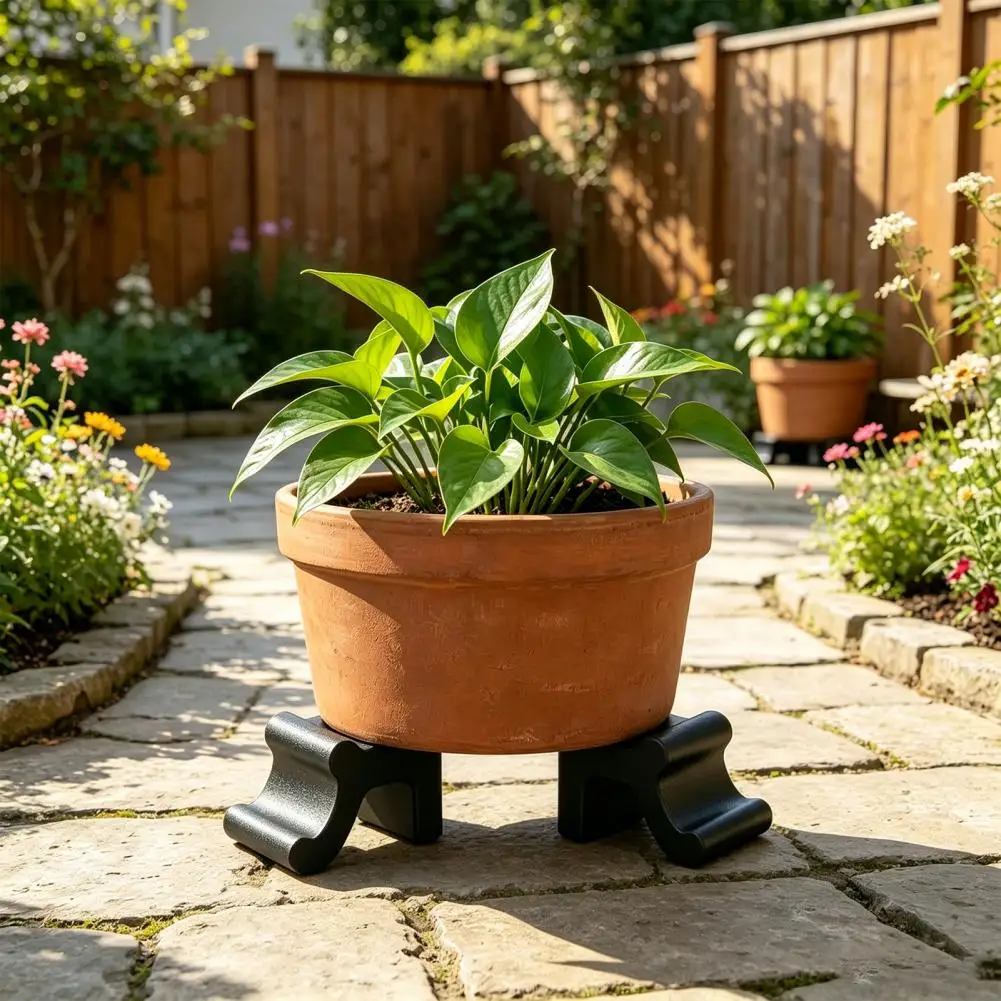 Potted Plant Accessory Elegant Plant Display Accessory 3pcs Plant Pot Risers Set 3d Printed Flower Stand Holders for Garden