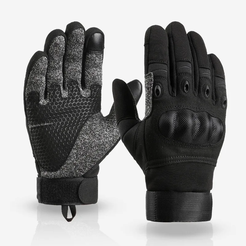 Tactical gloves 5 Grade cut resistant gloves men's non-slip outdoor riding full finger motorcycle cycling thin section sport