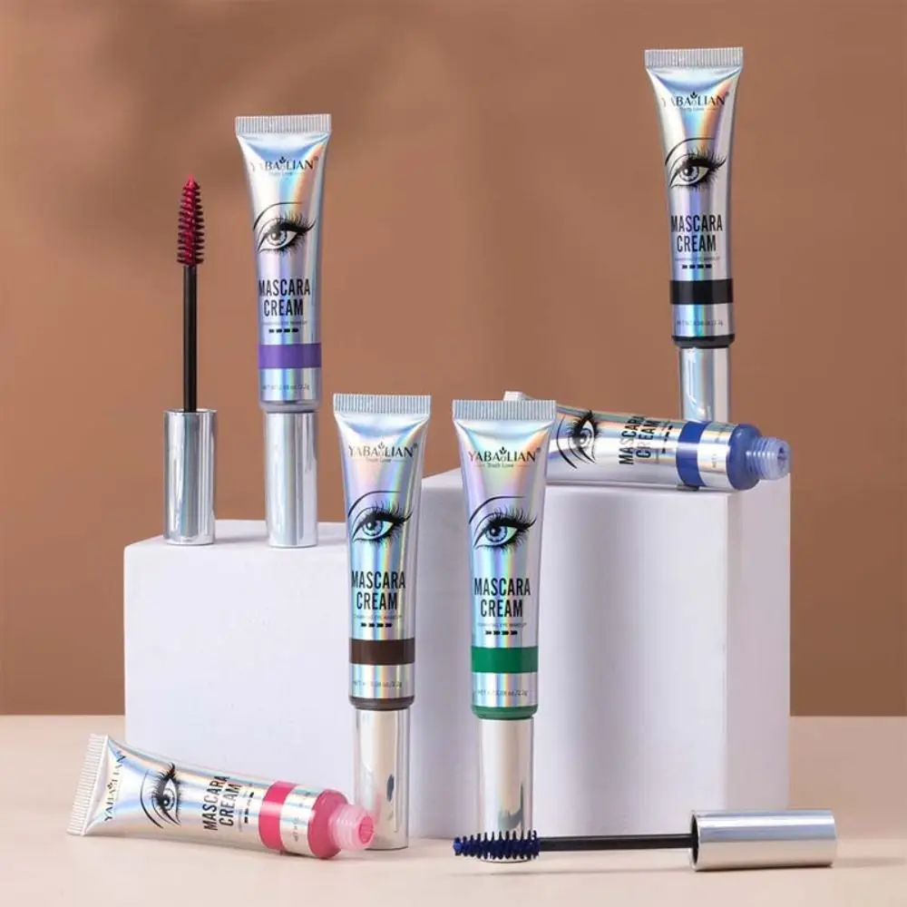 Hyper Curling pennello Fine strumento per il trucco allungamento Mascara per ciglia Curling ciglia spesse Mascara colorato Mascara Ultra-fine