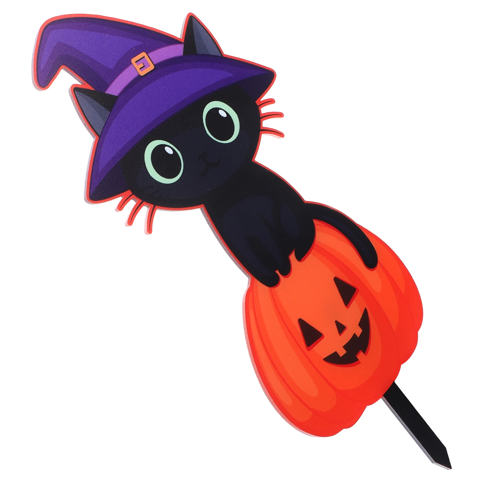 

Halloween Yard Stake Acrylic Signs Double Sided UV Resistant Garden Lawn Party Decorations Lightweight Compact Size Outdoor