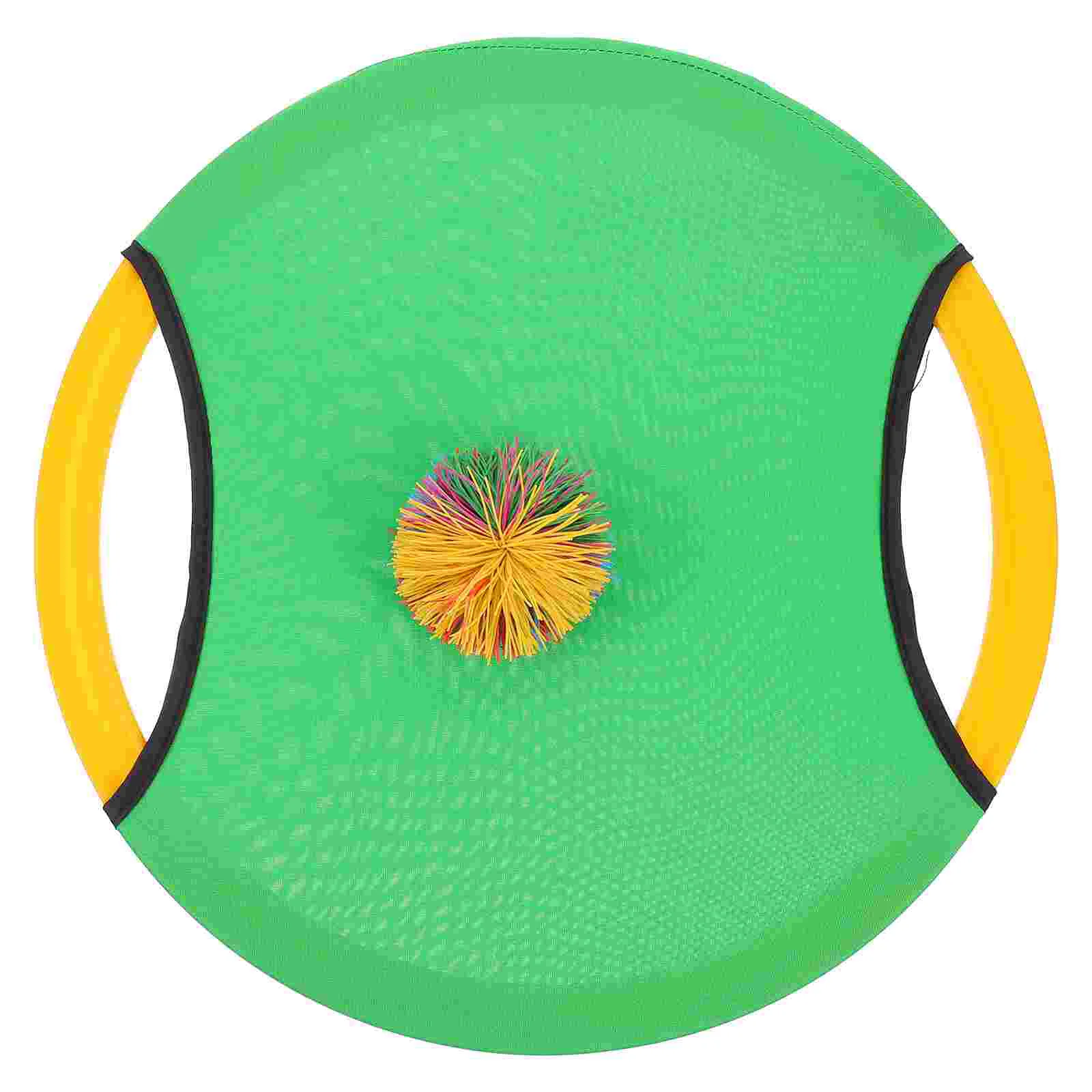 Flying Disc Trampoline Paddle and Ball Set Ball Bounce Game Toss and Catch Bat with Ball Outdoor Sports for Adults Kids (1