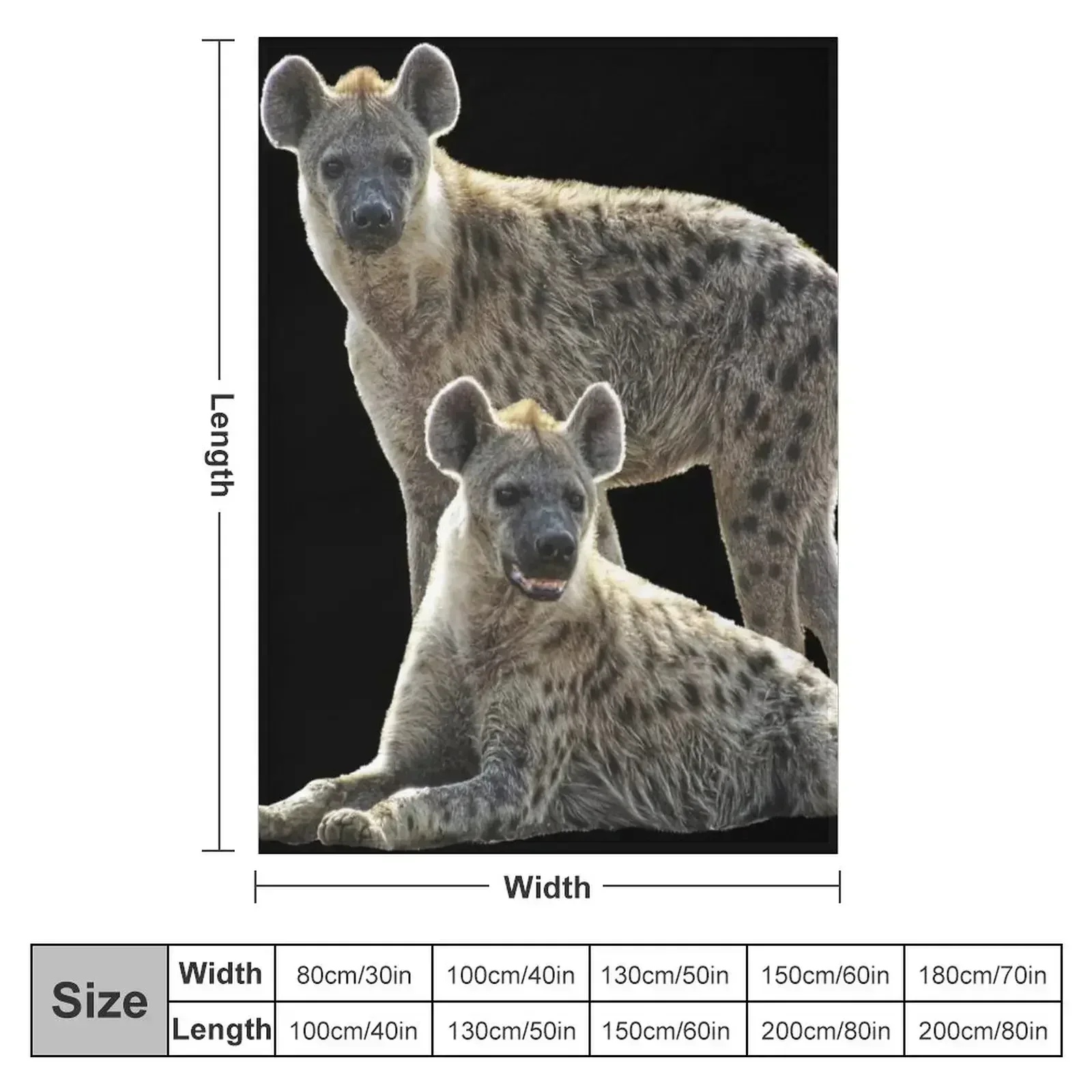 Hyenas on safari in Kenya / Africa Throw Blanket Large for babies Decorative Sofa Blankets For Sofas Tourist Blankets