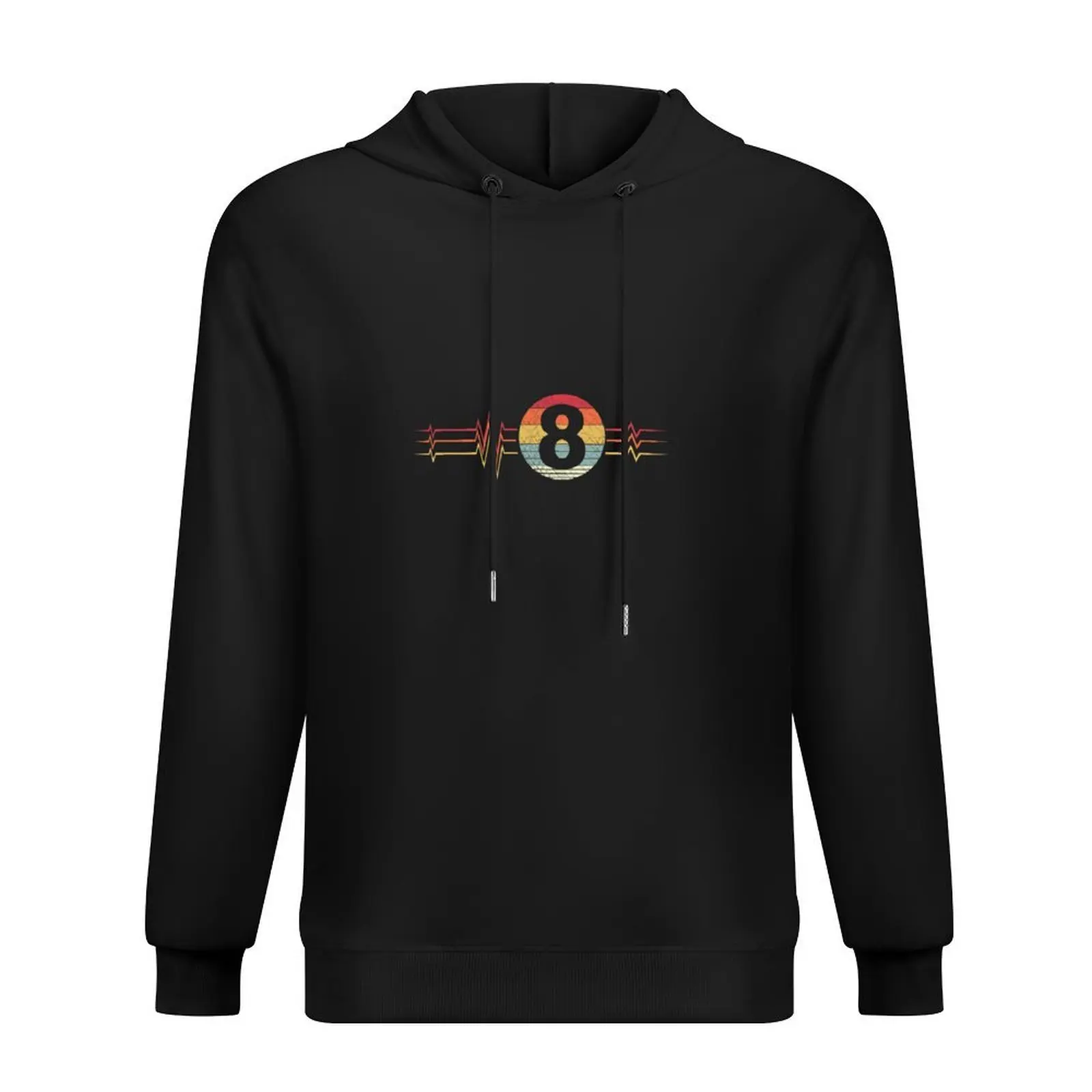 

Billiards Eight Ball Vintage Retro Hoodie hooded shirt men wear autumn clothes winter clothes tracksuits