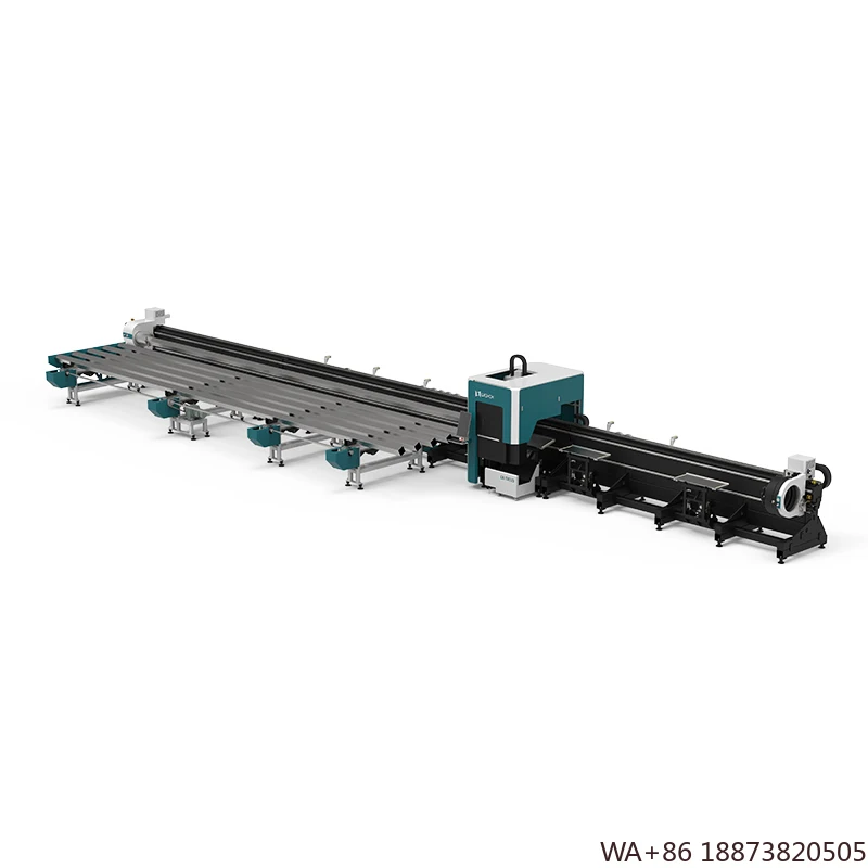 آلة للأنبوب عالية الطاقة 123TX آلة قطع الألياف باستخدام الحاسب الآلي 12kw قطع الأنابيب #1