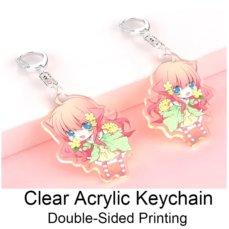 Personalized Acrylic Anime Keychain image