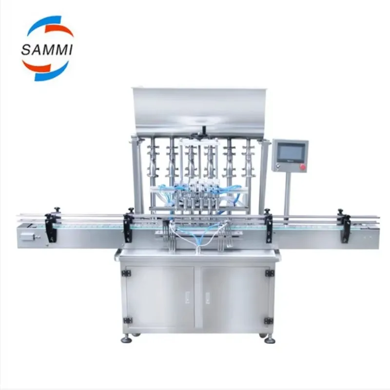 Automatic 4 Heads Face Beauty Cream Vertical Cosmetics Paste Bottle Filling Machine With Feeding Pump