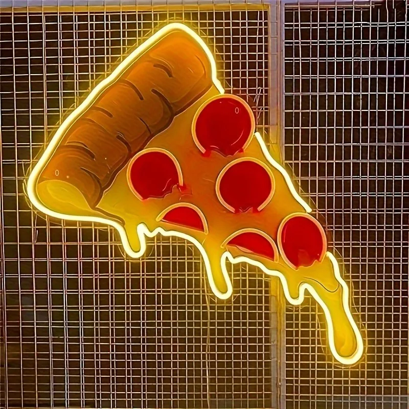 Pizza Neon Sign for Restaurant Pizza Store Open Wall Hanging Neon Decoration Lights Handmade custom Led Light Signs for Pizzeria
