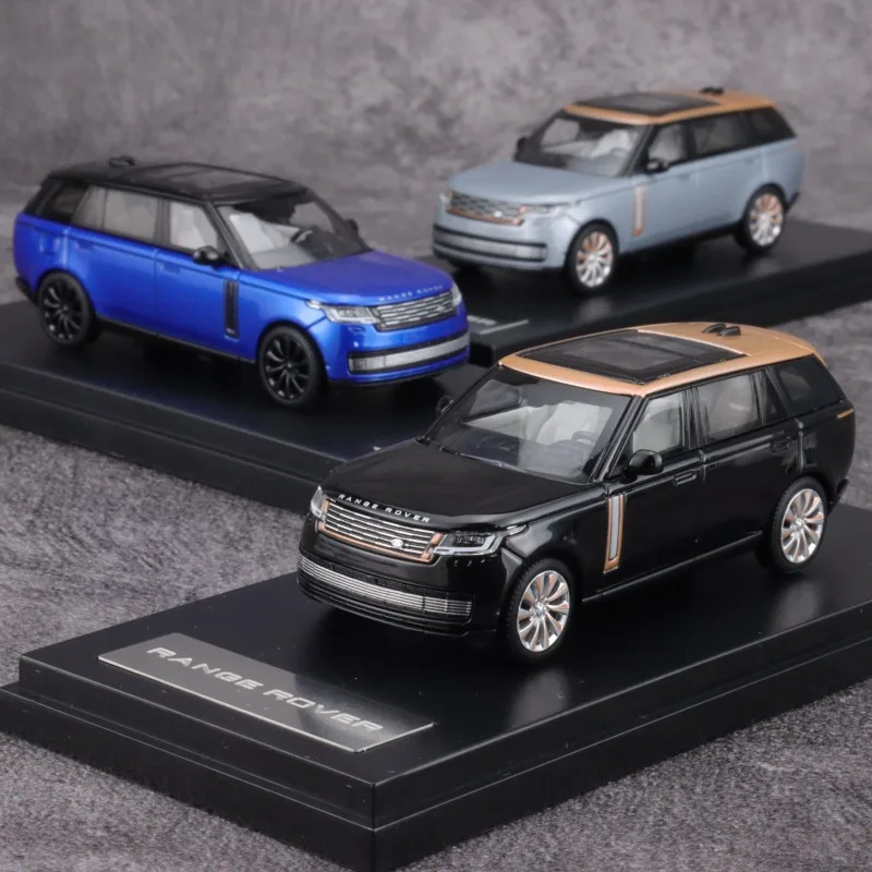 In stock 1:64 Range Rover Fifth Generation Executive Extended Alloy Simulation Car Model, boy toy gift, room collection statue