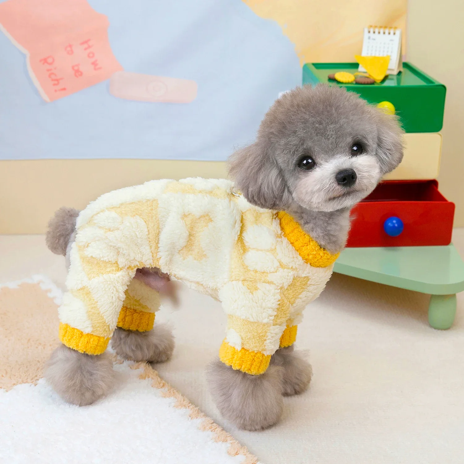 New Warm Dog Jumpsuit Winter Pet Dog Jacket for Small Dog Puppy Apparel Yorkie Clothes French Bulldog Outfit