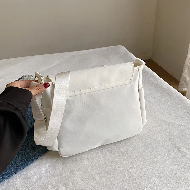 Japanese Style Niche Design 2025 New Model Crossbody Bag Female Five-pointed Star Class Leisure Shoulder Bag Postman's Bag