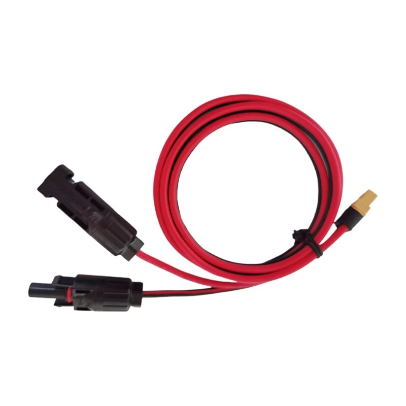 Solar to XT60 Charge Extension Cable 12AWG for Mc-4 to XT60 Adapter Cable for XT60 Input Port Portable Power Station