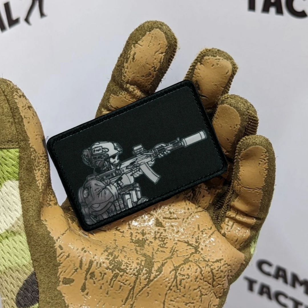 „Line Targeted.“ Moral Tactical Patch und Nylon-Schnalle, bedruckt, Airsoft-Patches, Militär-Abzeichen, Armee-Armband, Rucksack-Aufkleber