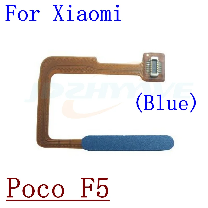 For Xiaomi Poco F3 F4 GT F5 Pro F3GT F4GT Home Button Back Touch ID Scanner Fingerprint Sensor Flex Cable Phone Parts