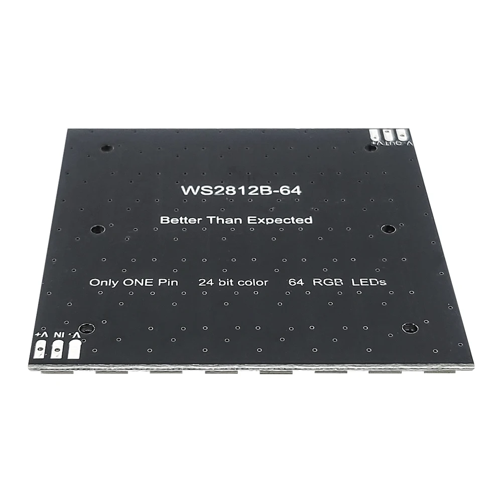 WS2812 LED وحدة 5050 RGB كامل اللون لوحة تطوير السائق 64bit الخرز 8x8 5V #6