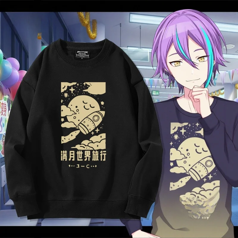 

Свитшот World Plan Tianma i engdai New God High Priest с длинными рукавами и круглым вырезом, удобный, из смеси хлопка и полиэстера