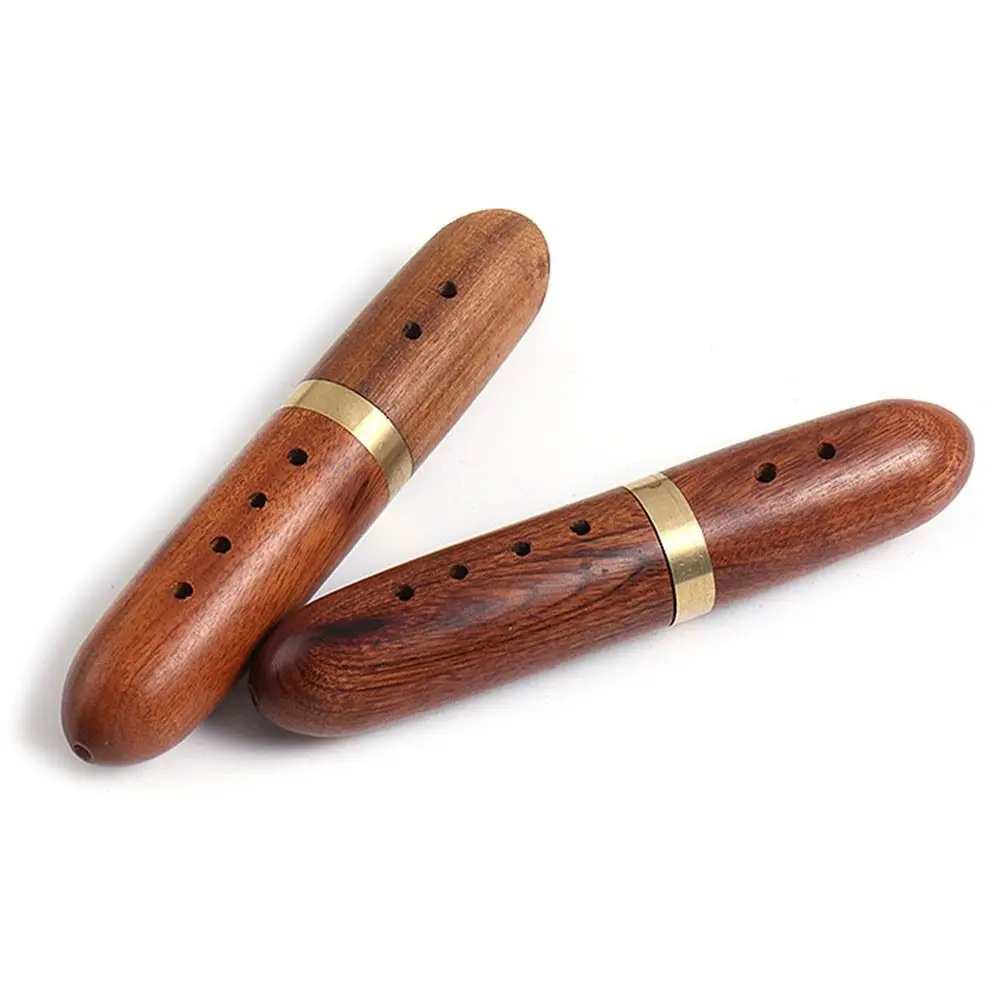 Contenedor de agujas de coser bordadas, organizador de madera de sándalo, accesorios de acolchado portátiles prácticos, Universal