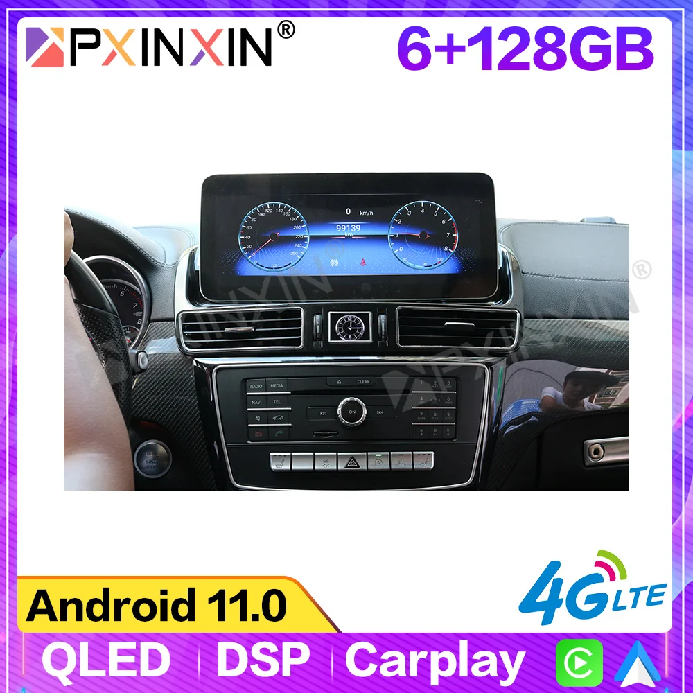 

12.3'' Android 11 For Mercedes-Benz GLS GLE 2016-2018 Car GPS Navigation Multimedia Player Radio Tape Recorder Auto Headunit