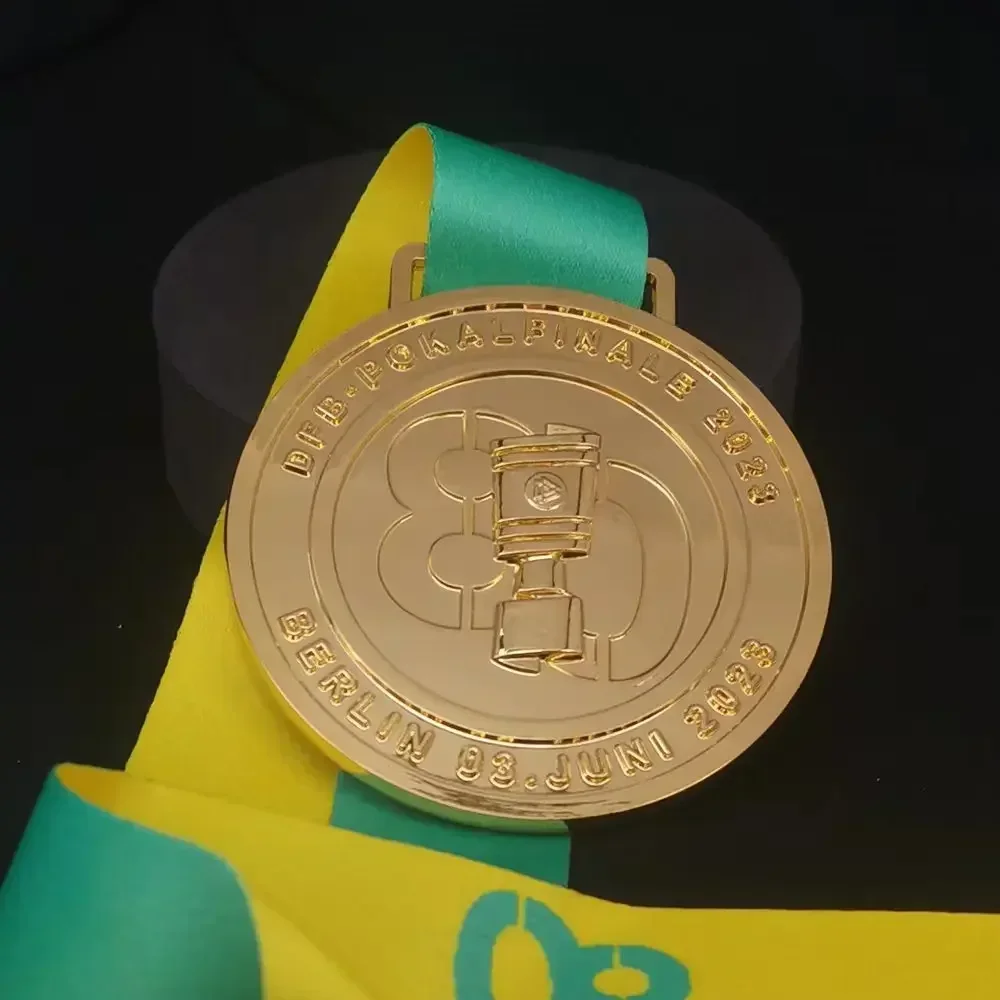 2023 DFB-Pokal Final Champions Medals The RB LEIPZIG Champions Medal Metal Medals Fan Souvenirs