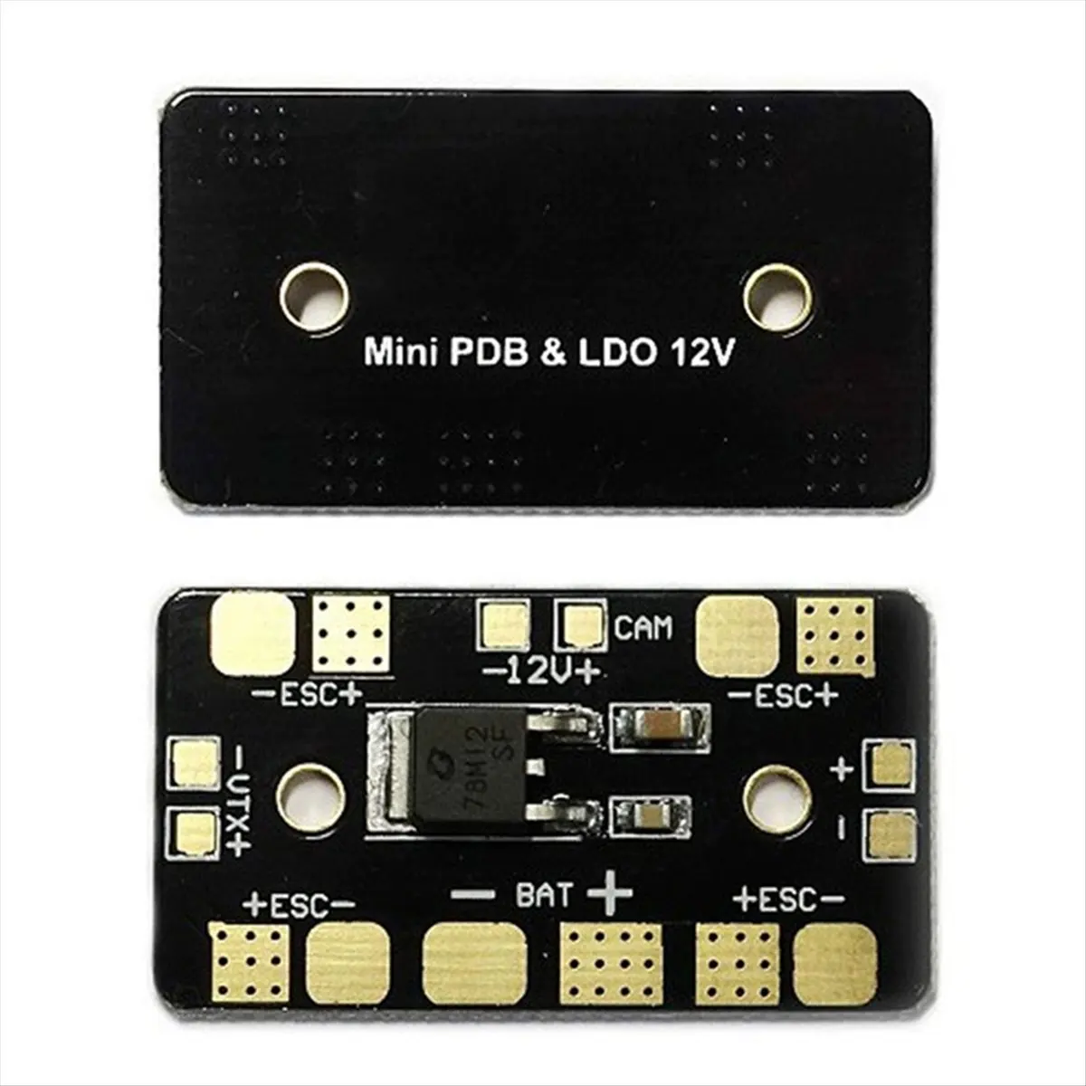 AAAE Mini PDB Power Distribution Board with 12V Linear Voltage Regulator DIY Parts for FPV Multicopter FPV Camera Drone