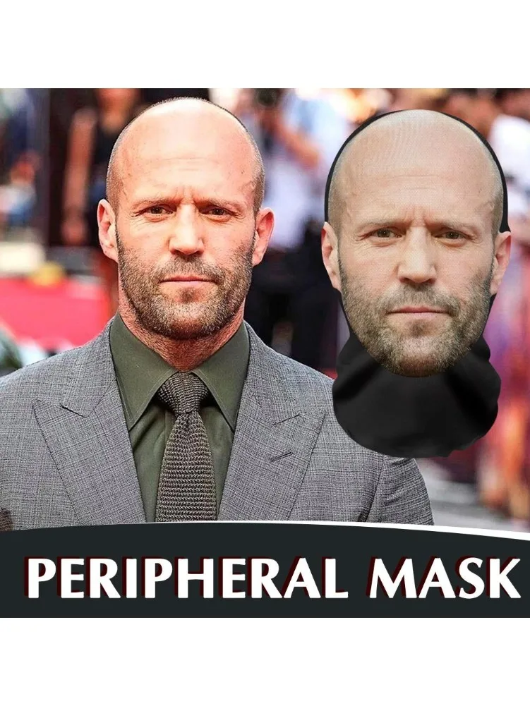 Masque visuel complet imprimé en 3D, accessoires réalistes pour artistes de célébrités, Costume pour fournitures de fête, Cosplay