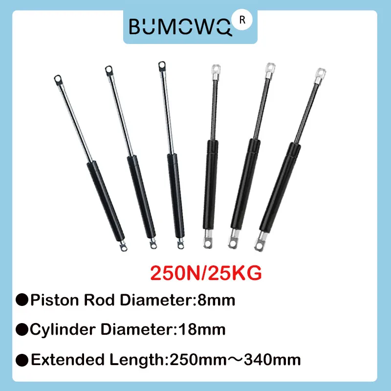 

1PC 250mm-340mm 25kg/250N Universal Strut Bars Furniture Strut Bar Gas Shock Absorber Hydraulic Lift Kitchen Cabinet Hinge